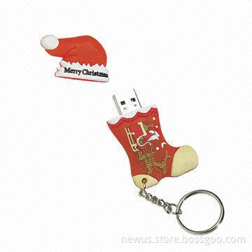 USB Disk, in Christmas Stocking
